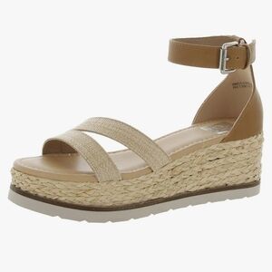 Dolce Vita Breanne Faux Leather Ankle Strap Espadrilles 11M